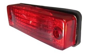 Faros Delimitador Rectangular Policarb Rojo Ap-550 -pr