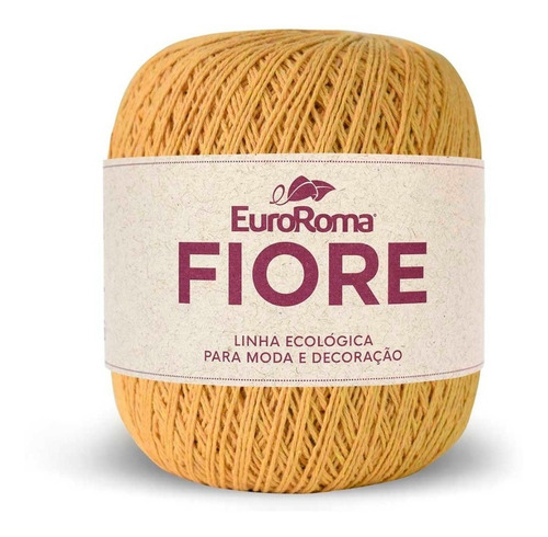 Linha Barbante Euroroma Fiore 8/4 150g - Mostarda