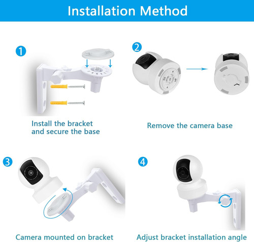 Soporte De Pared Compatible Tp-link Tapo C210/c200 Y Ka...