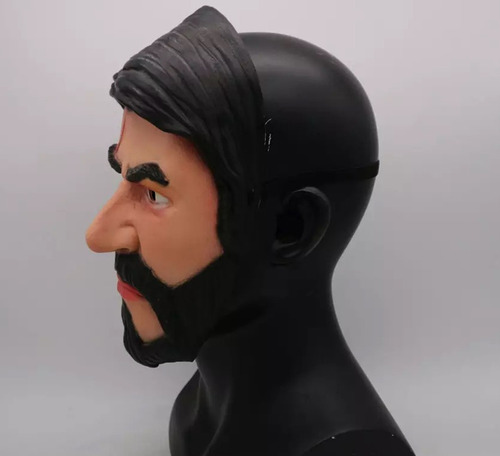 Máscara Facial De Látex John Wick, Pvc, Silicona, Látex, Ani