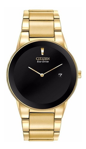 Reloj Citizen Axion Gold Con Fechador Original Au1062-56e