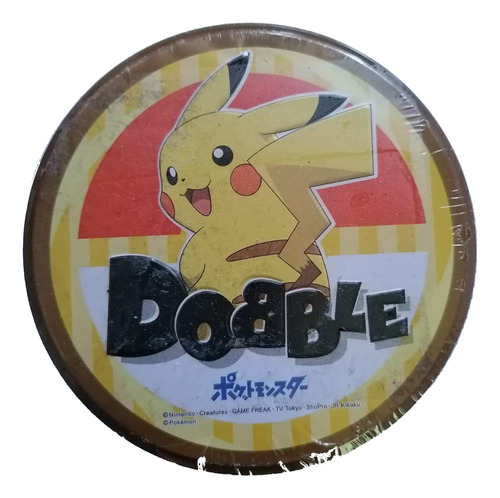 Spot It Dobble Pokémon Pikachu Juego De Cartas Familia Amigo