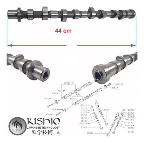 Arboles Levas Admisiòn Urvan Nv350 2.5l 14-18 Diesel