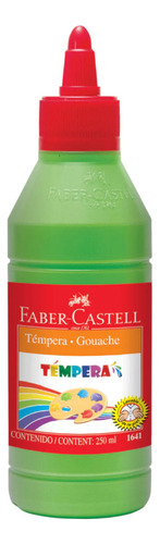 Témpera Escolar Faber-castell 250ml - Verde