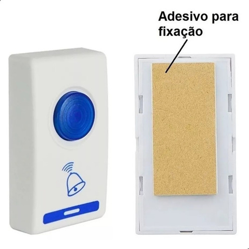 Campainha Residencial De Tomada Wireless Sem Fio 32 Toques