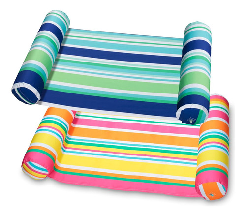 Inflables Para Piscina Flotantes Tipo Hamaca Diseño Rayado