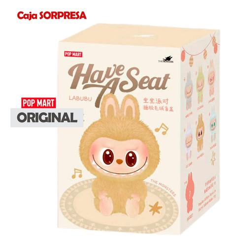Labubu Popmart Have A Seat *personaje Sorpresa Original 100% Blanco