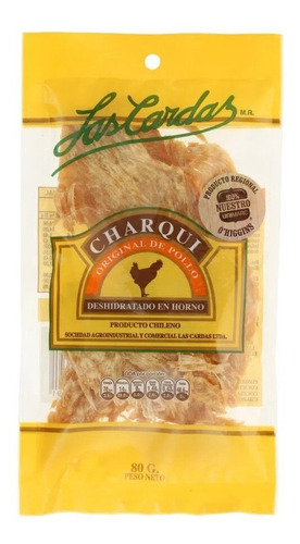 Charqui Las Cardas Pollo Proteína 1/2 Kilo (12 Unid 40 Grs)