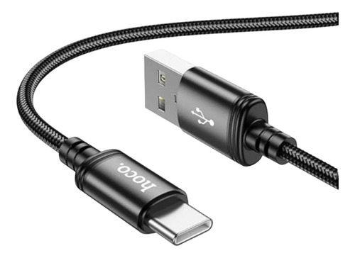 Cable Hoco X89 Carga Rapida Usb A Tipo C 1m Negro 3.0a