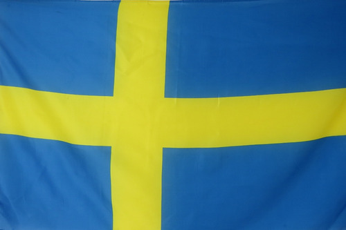 Bandera De Suecia (tamaño 90x150cms) Material Polyester
