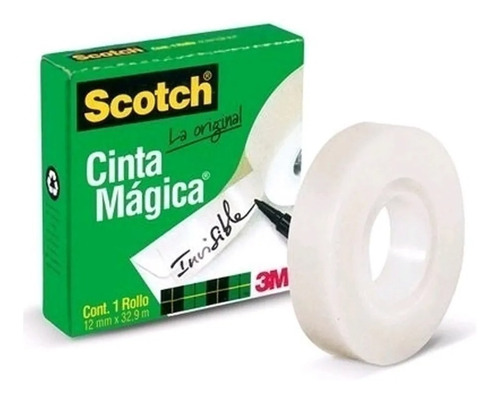  Cinta Adhesiva Mágica Scotch 3m Original 12,7 Mm X 32,9mts 