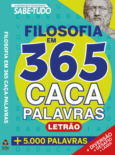 Almanaque Passatempo Sabe Tudo 365 Caça Palavras Filosofia de On Line editora IBC em português