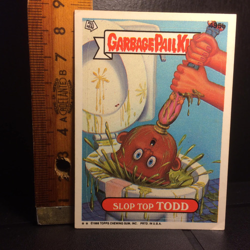 Garbage Pail Kids Slop Top Todd Año 1988 Topps