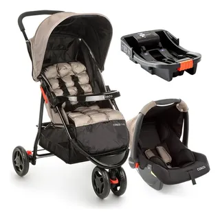 Travel System Cosco Kids, Toffy Trio, 0 a 15kg, Bege