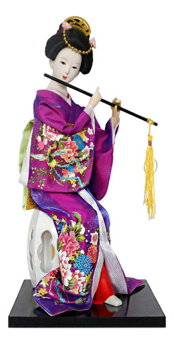 1 Muñeca Geisha Japonesa Pulgadas Geisha Asiática , Hogar,