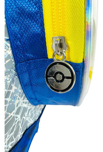 Mochila Rueditas Carrito Original Pokemon Pikachu Primaria Azul Pokémon