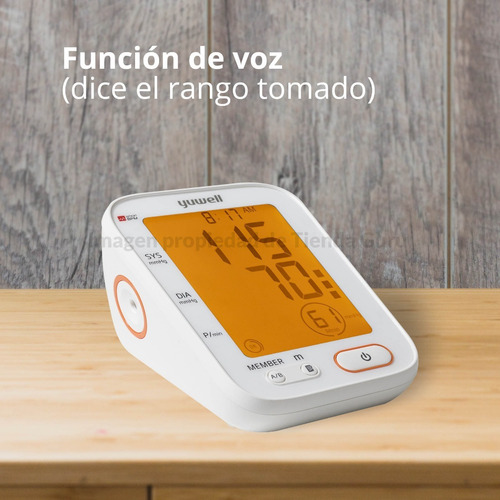 Tensiometro Maverick Yuwell Ye680b Digital De Brazo 99 Mem. Color Blanco