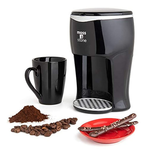 YBCD Mini máquina de café/máquina de café Tipo Goteo/cafetera Americana 0.7 litros de Crema/Frijoles a Taza/Rosa 