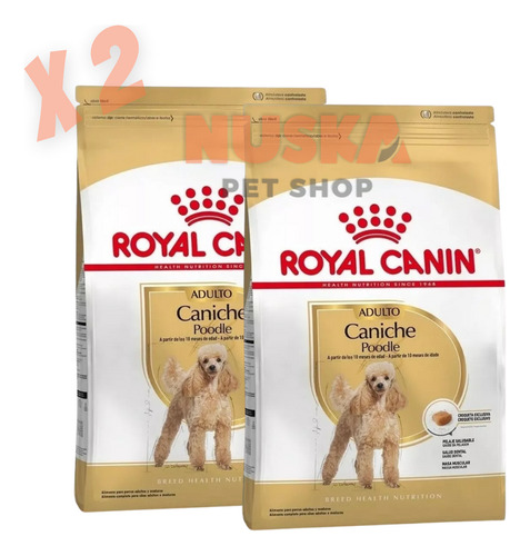 Royal Canin Caniche Poodle Adulto 7.5 Kg X 2 Unidades Raza