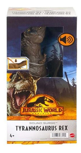 Dinosaurio Jurassic World T-rex Con Sonido 30cm