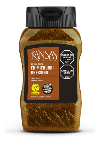 Chimichurri Dressing Vegan Sin Tacc X 280 Gr Kansas