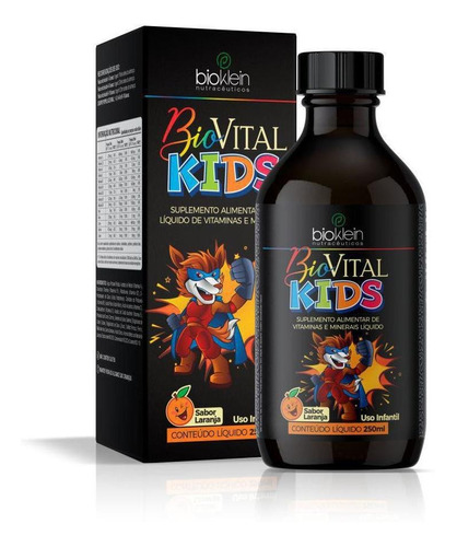 Suplemento De Vitaminas Infantil Bio Vital Kids 250 Ml