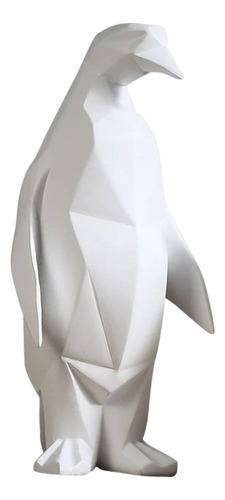 Escultura De Pingüino Adorno Coleccionable Creativo Grande