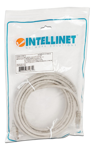 Cable Patch Intellinet Cat5e Utp, 4.2m