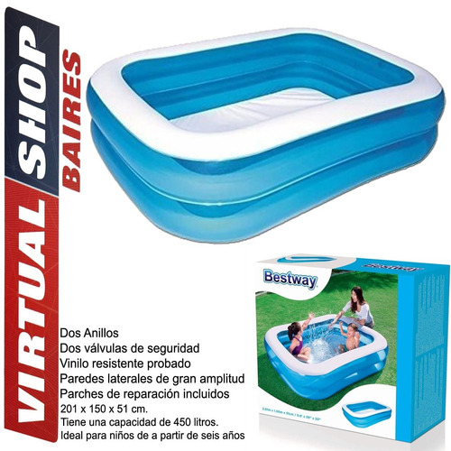 Pileta Inflable Bestway 201 X 150