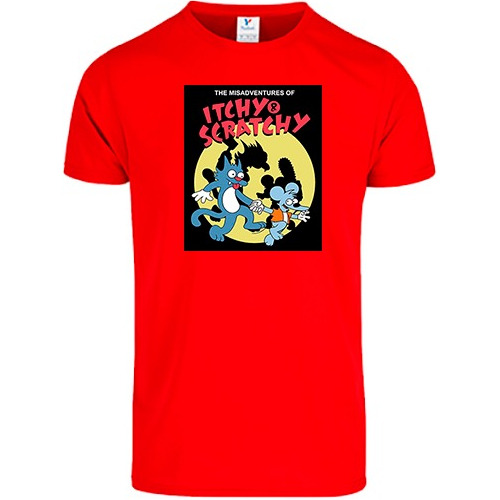 Playera Unisex Itchy And Scratchy