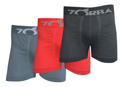Imagen 5 de 7 de Pack X 3 Boxer De Hombre Rayados Zorba Art. 131