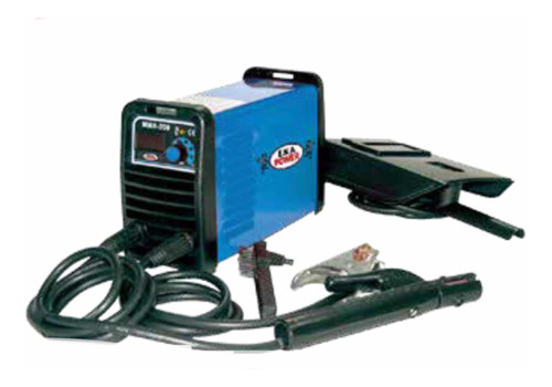 Equipo De Soldadura Inversor Power Azul 200 Amp 110 Y 220v