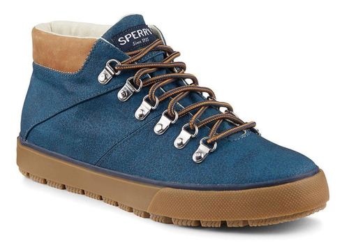 Zapatilla Cuero Striper Alpine Azul Sperry