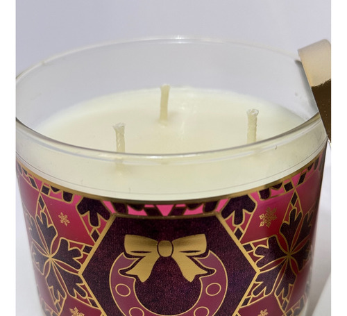 Bath And Body Works Frosted Cranberry Vela Grande 3 Pabilos