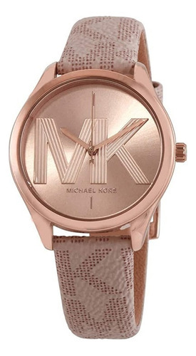 Reloj Michael Kors Mujer Mk2879 Color de la correa Rosa