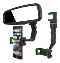 Comprar Holder Soporte De Celular Para Auto Espejo Retrovisor 360°