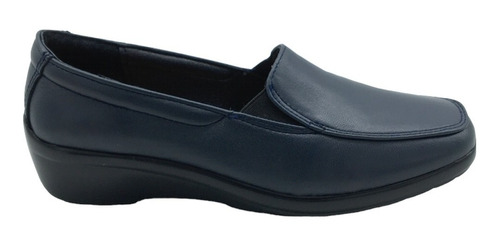 Zapatos Confort Para Mujer 7264 Azul Marino