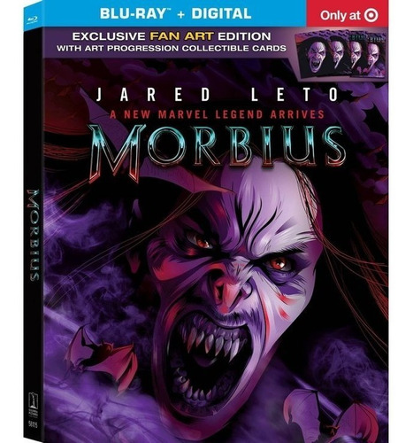 Blu-ray + Dvd Morbius / Fan Art Edition Target