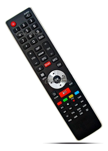 Control Remoto Er-33911 Smart Noblex Hisense Sanyo Jvc Bgh