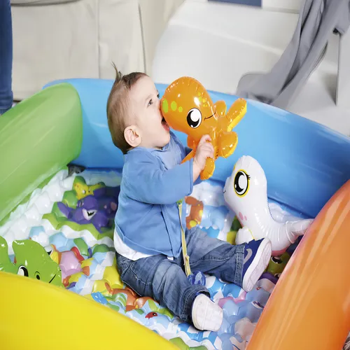 Alfombra Inflable Para Bebes 52240 Color Multicolor