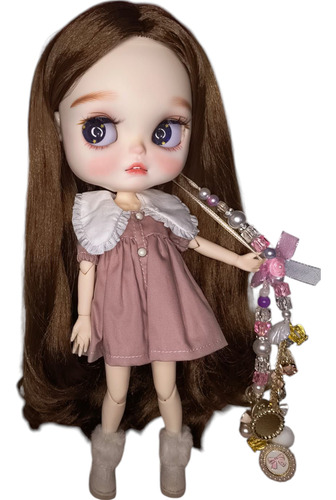 Muñeca Blythe Round Face Bunny Articulada 30cm Nueva (Usado)