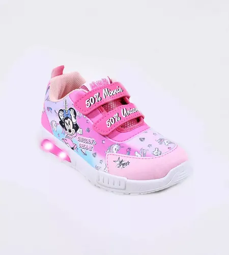 Zapatillas Minnie Mouse Luz Led Niña Footy Pop Disney®