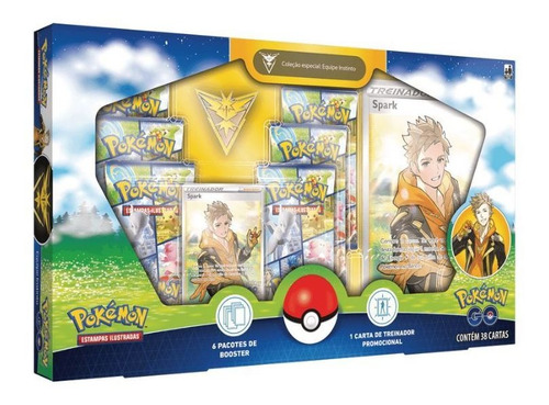 Box Coleção Especial Pokémon Go Equipe Instinto - Copag