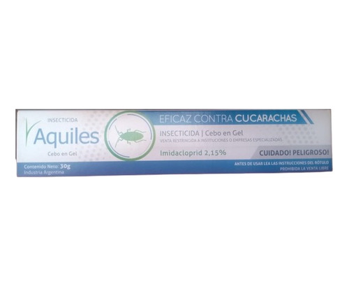 Aquiles Insecticida Cucarachas -cebo En Gel Gleba X 5 Unidad