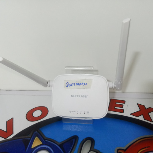 Defeito Queimado Roteador Wifi Multilaser 2 Antenas 300mbps