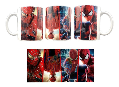 Taza Spiderman En La Ciudad 325ml.