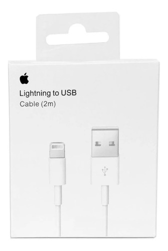 Cargador iPhone Original Cable 2m Apple Oferta + Garantía Ch