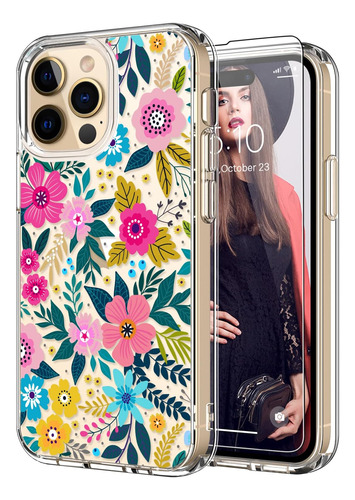 Funda Icedio Para iPhone 14 Pro Max C/pant Bloom