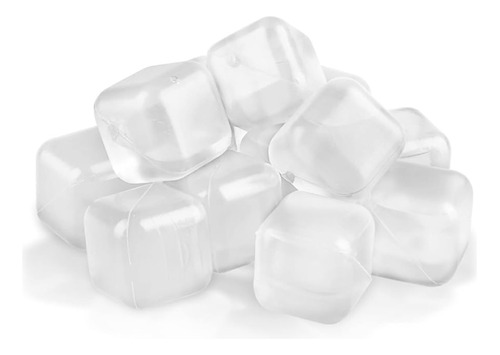 Cubitos De Hielo X10 Refrigerante Reutilizables Transparente