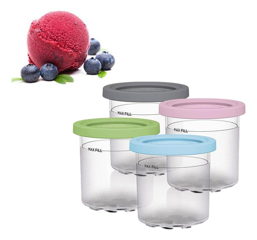 Tanque De Almacenamiento De Helado De 4 Piezas Para Ninja E